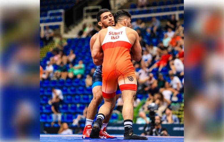 indian-greco-roman-wrestlers-performed-brilliantly-in-budapest-sumit-won-silver-medal