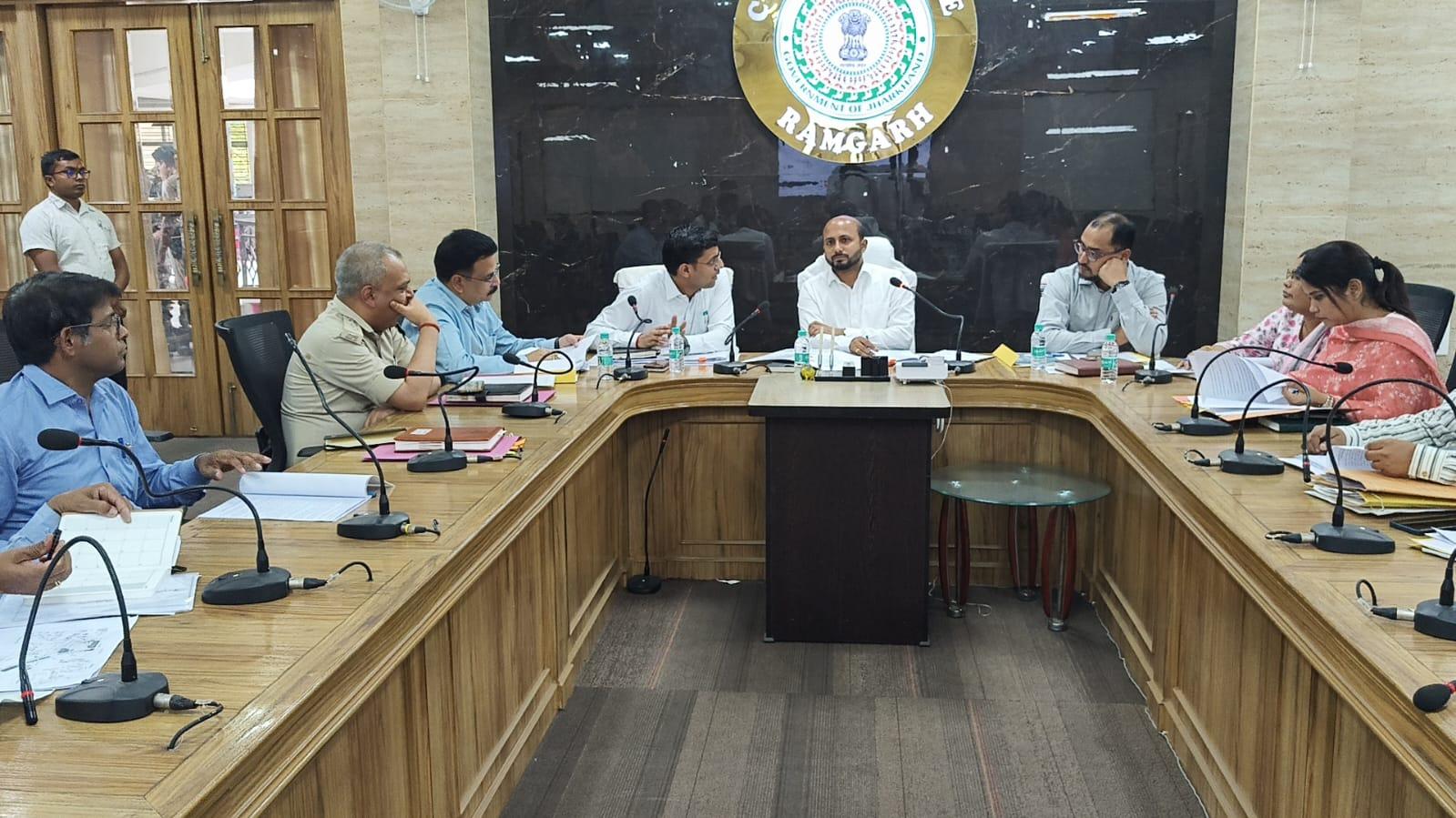a-meeting-was-held-under-the-chairmanship-of-the-deputy-commissioner-regarding-the-proposed-redevelopment-of-the-rajrappa-temple-complex
