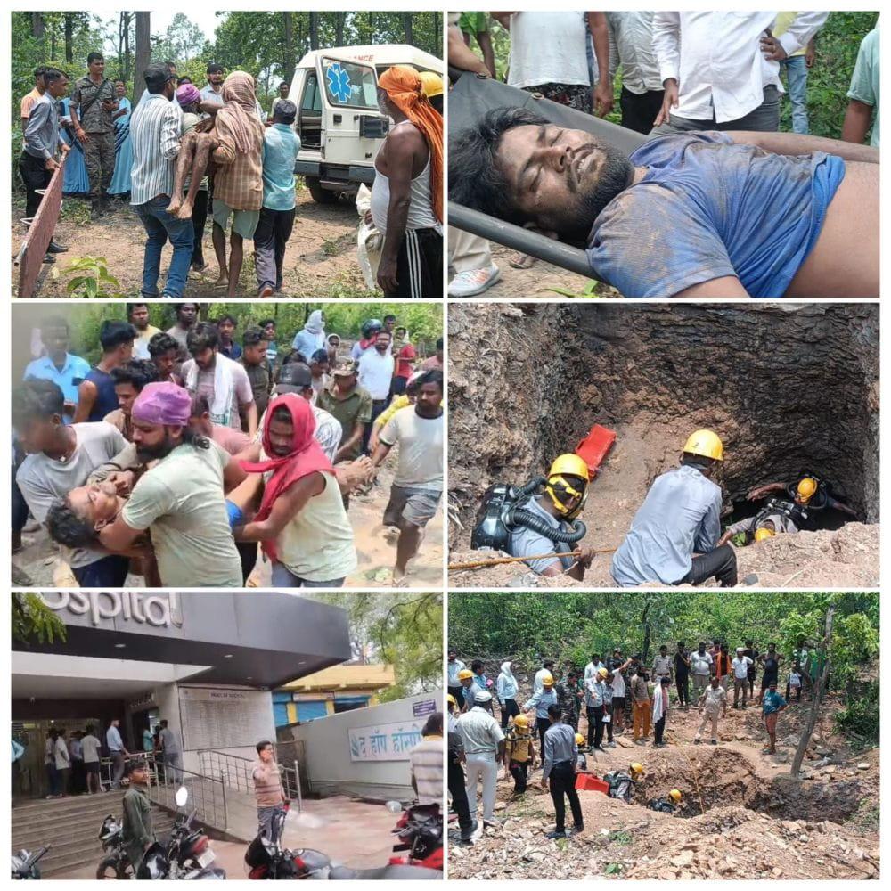 a-major-tragedy-was-averted-at-a-closed-mine-in-argada-four-youths-who-fell-unconscious-while-engaged-in-illegal-mining-were-rescued-and-brought-out