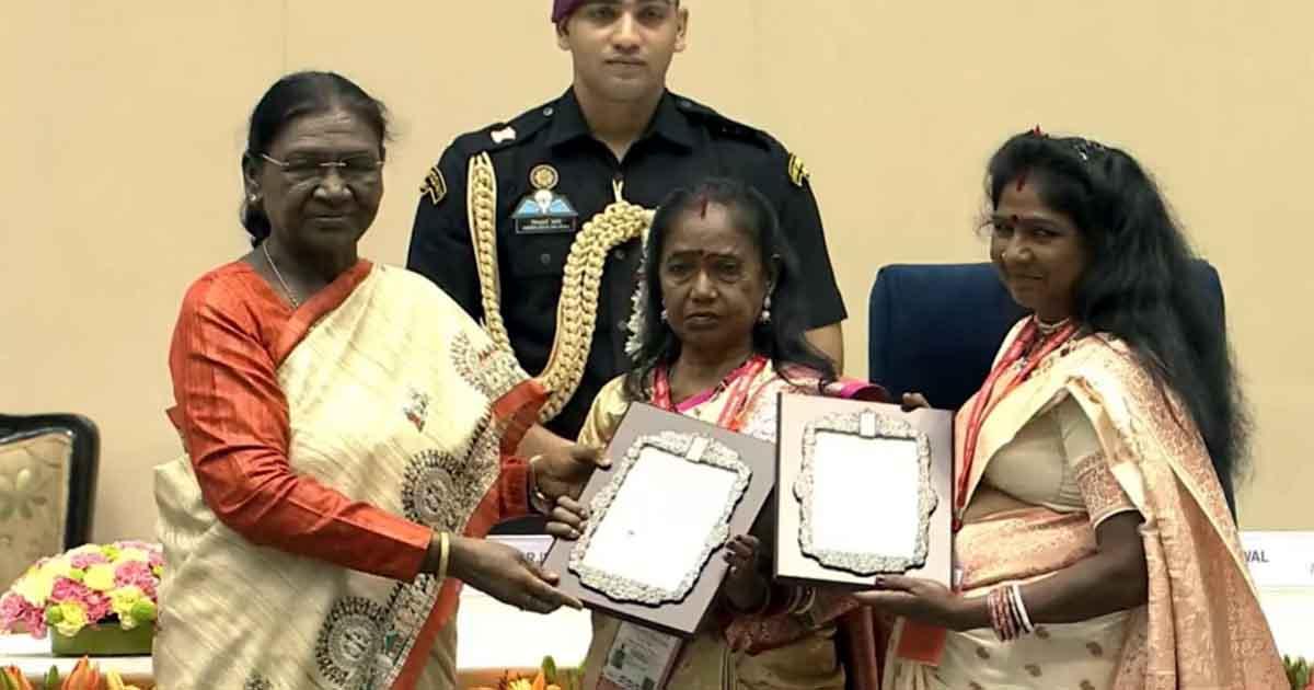 three-artists-from-jharkhand-honored-by-the-president-seraikela-chhau-and-bundus-nachni-art-forms-receive-national-recognition