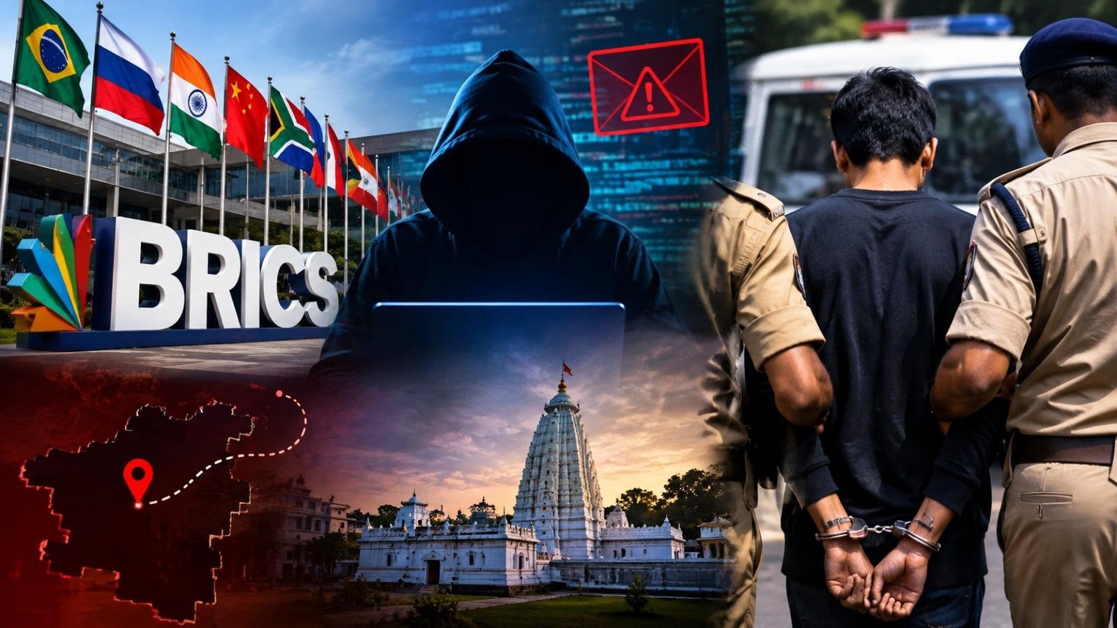 gujarat-police-reached-deoghar-to-investigate-the-bomb-threat-at-the-brics-summit-youth-arrested