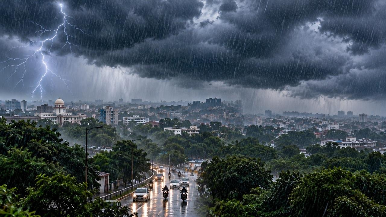 weather-changes-across-jharkhand-as-cyclone-arnab-brings-rain-and-thunderstorms